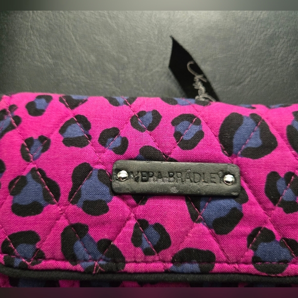 Vera Bradley Purple and Blue Quilted Wallet - Picture 3 of 5